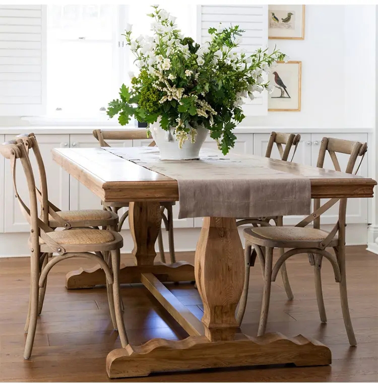 Classic Rustic Vintage Bentwood Cafe Chairs Stackable Wooden Crossback Chair