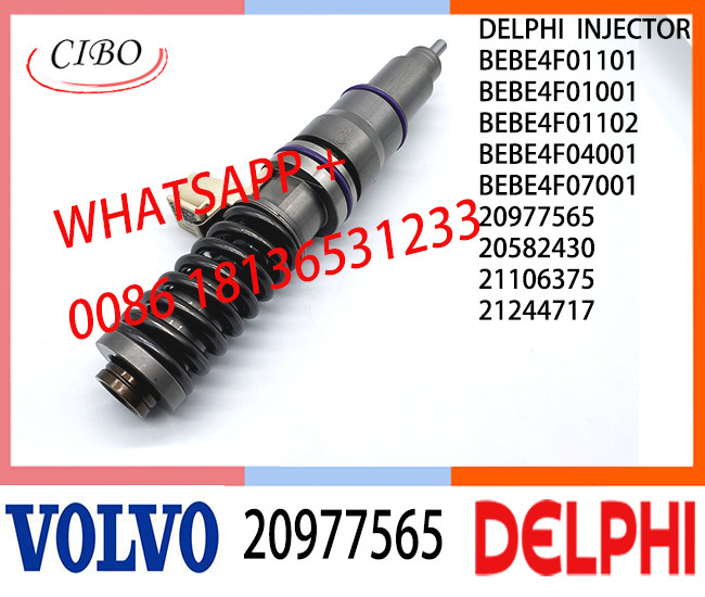 Fuel engine Diesel Injector BEBE4F07001 20977565 20582430 21106375 21106375 21244717 BEBE4F1101 E3.3 for VOL MD13 US07