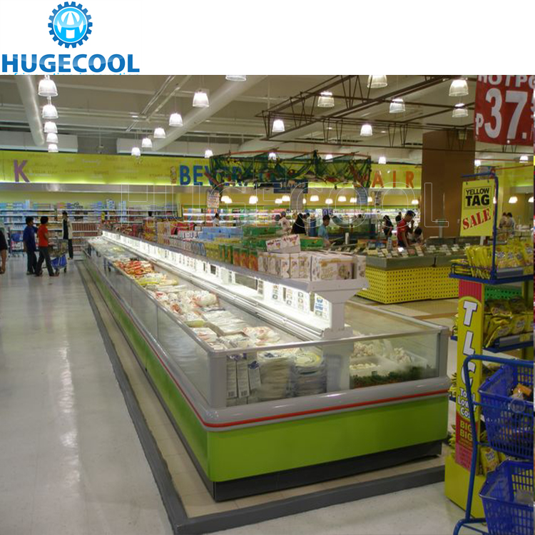 Single Temperature Convenience Store Fridge Beverage Cooler Air Cooling Type