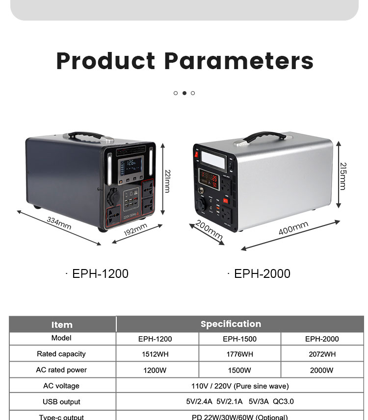 500W Portable Power Station Generator 50ah Solar Power Supply For Outdoor Charging