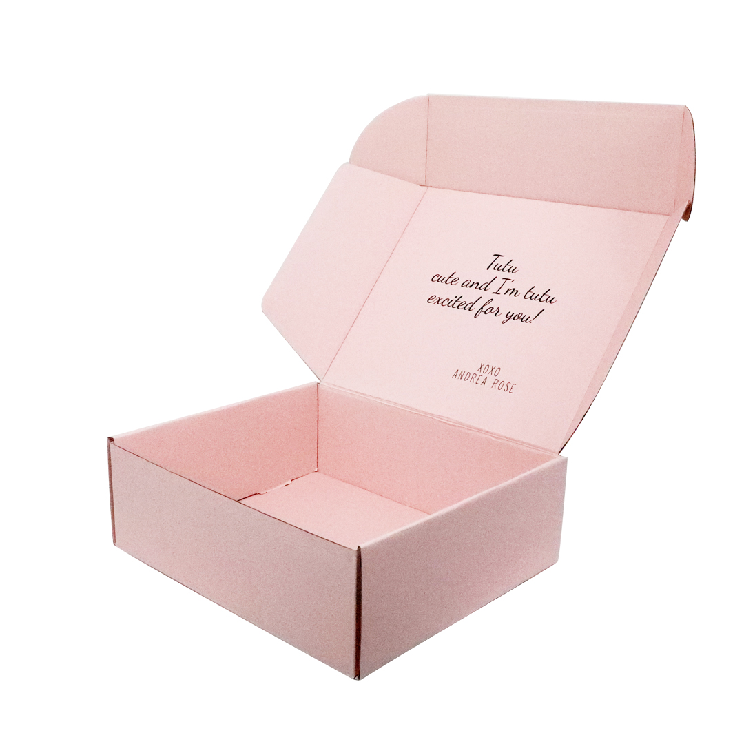 Recycled Corrugated Packaging Paper Box Full Color Printing For Shoes Clothing