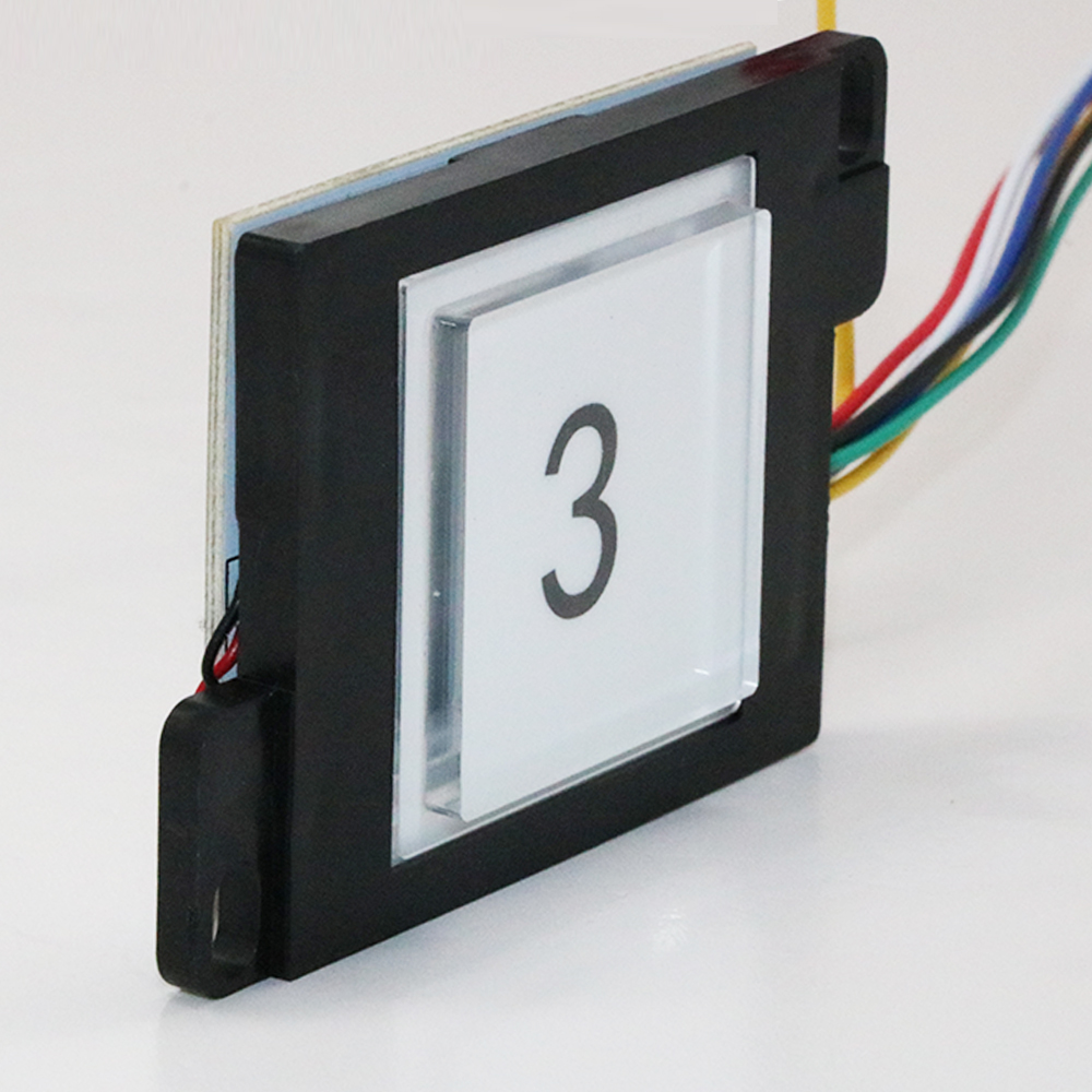 Shopping Mall Acrylic Material Elevator Touchless Button 24V Contactless Custom Elevator Buttons