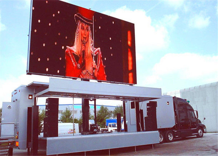 Slim Led P6mm Mobile Billboard Car Led Display Screen For Public Relations Activities