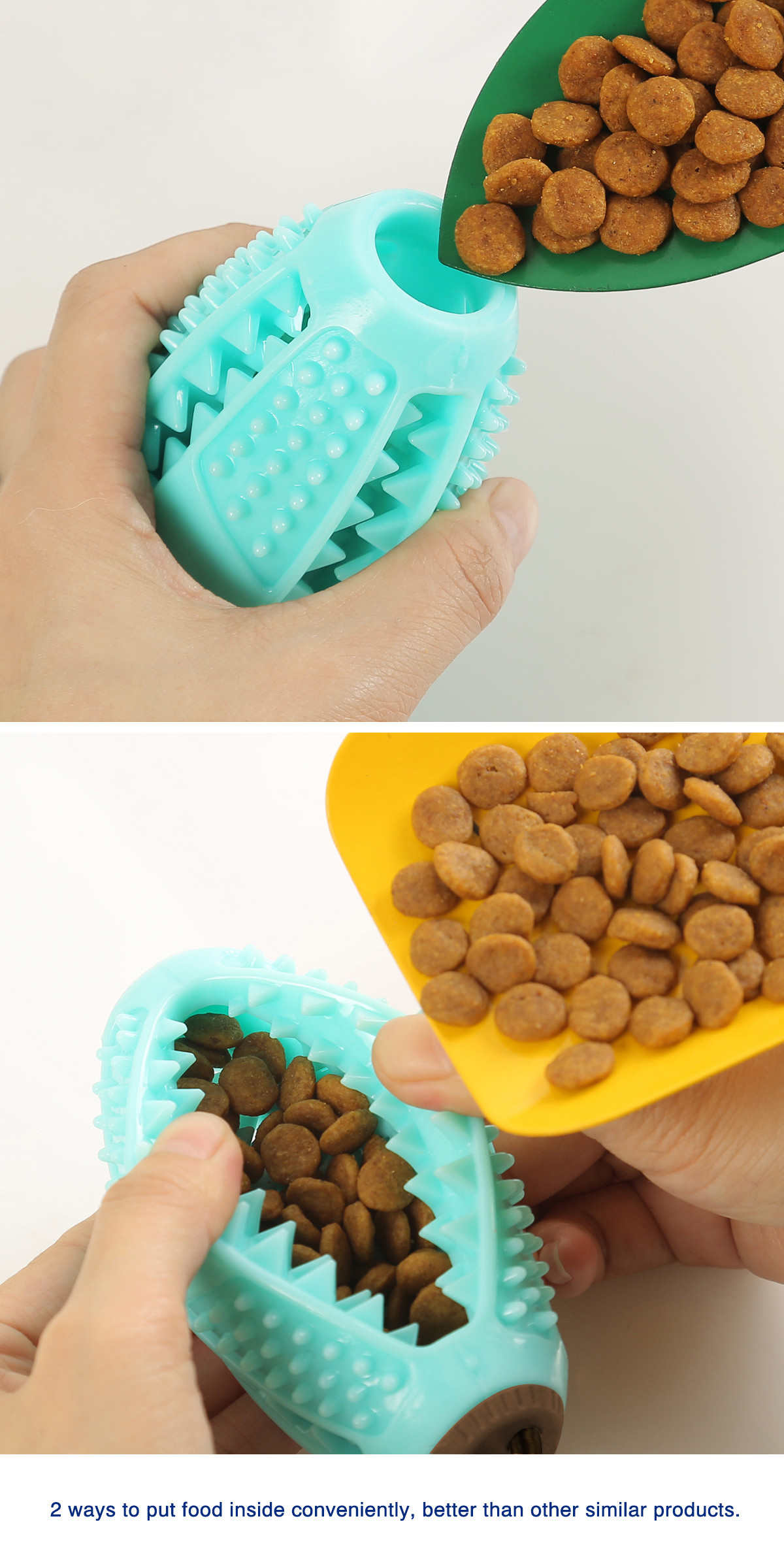 Elastic Dog Chew Teeth Cleaner Toy / Food Dispensing Dog Suction Pull Toy OEM 400mm