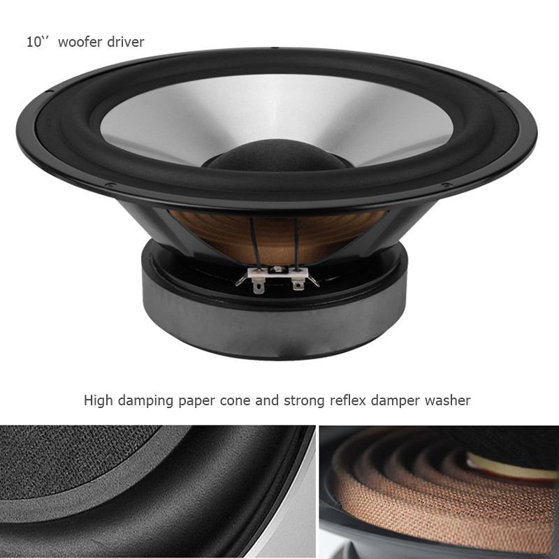 20 - 250K Hz 10 Inch Low Frequency Subwoofer For Home Theater High Power Active Sub Speaker