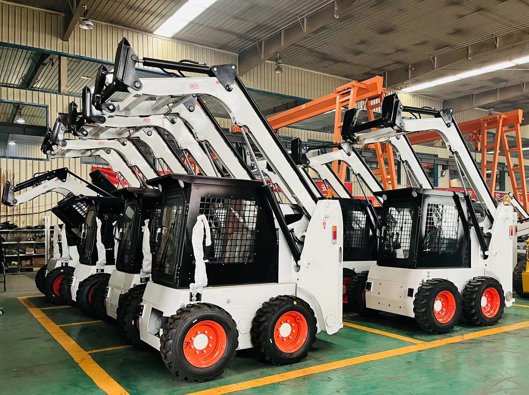CE EPA Agriculture Construction Machine Mini Skid Steer Front Loader Kohler 37 KW Engine
