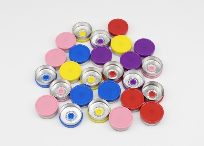 Pharmaceutical Injection Crimp Top Vial Caps Flip Off Type 20.3*7.3mm Size