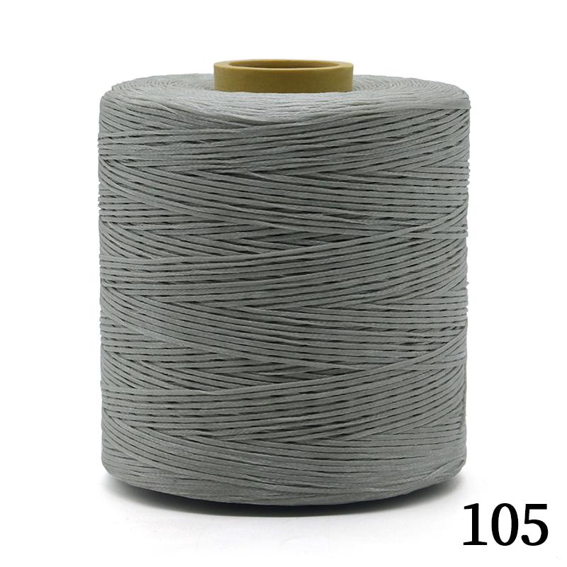 Supply 300D/16 Flat Wax Thread for Leather Sewing Polyester Wax Bonded Braided Thread