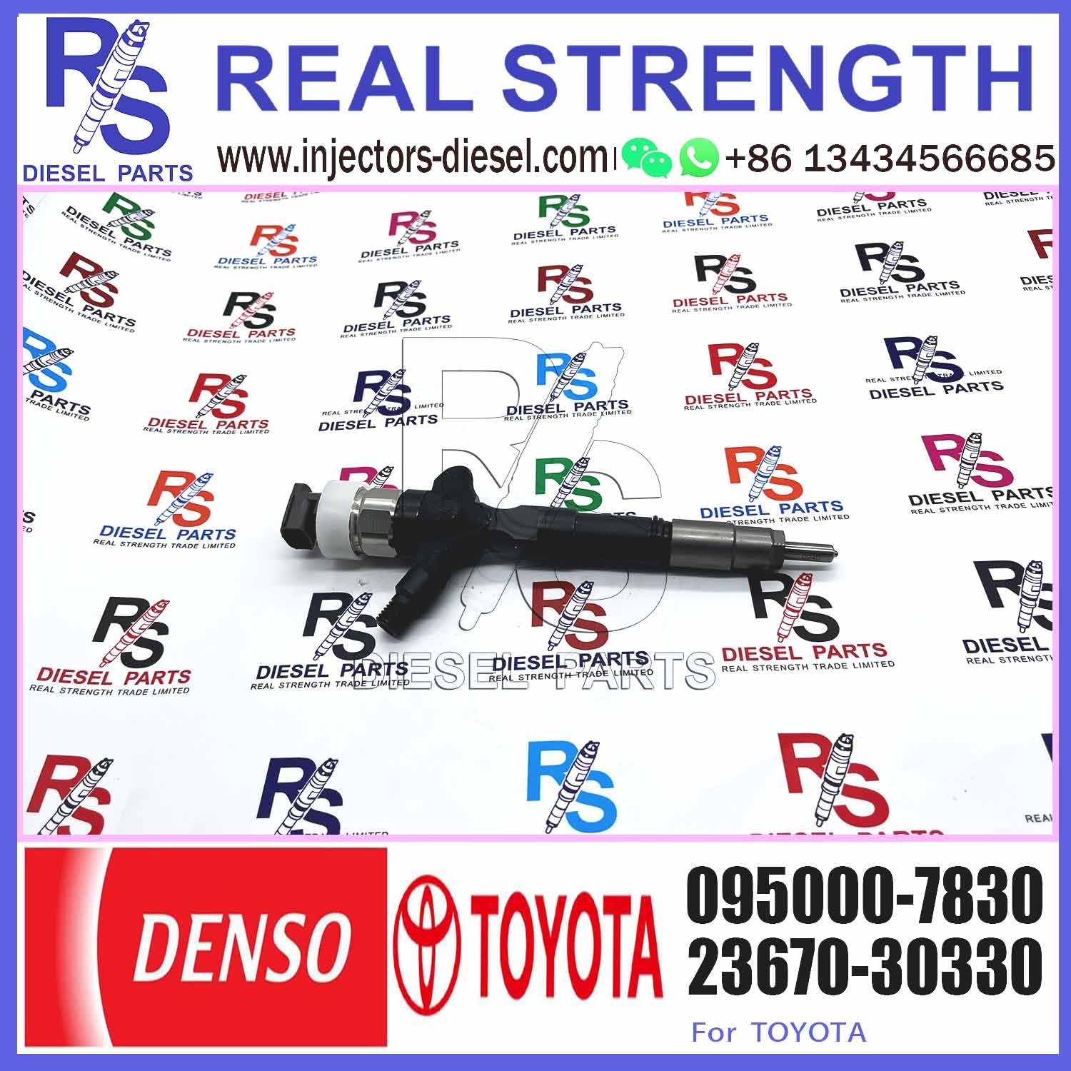 23670-30330 For Factory Engine Parts High Quality Diesel Common Rail Fuel Injector 095000-7830