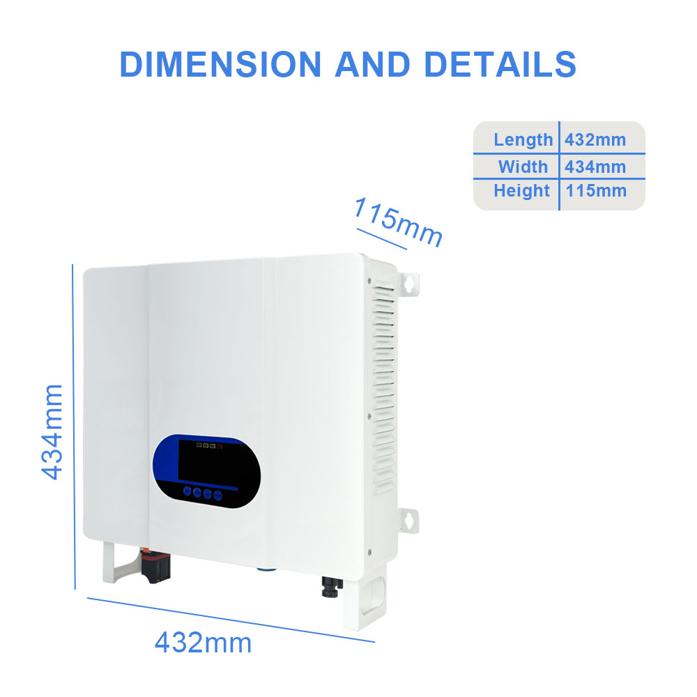 3.5kw Home Off Grid Solar Inverter 24v 3000w Single Phase 3kw 3kva With Mppt Controller