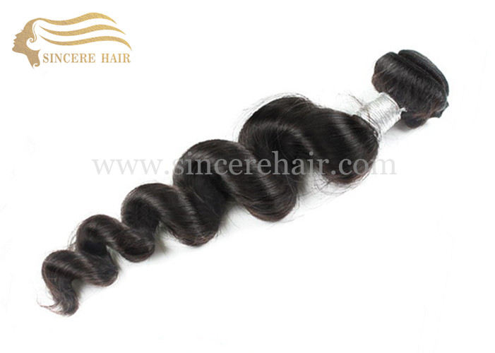 14" Body Wave Hair Weft Extensions, 35 CM Brown Remy Human Hair Weft Extension For Sale