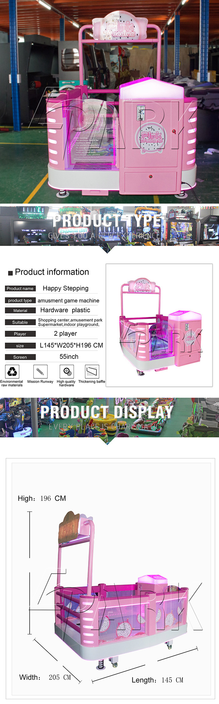 Powder Fruit Treads Game Children 'S Gift Machine English Version CE Certificate