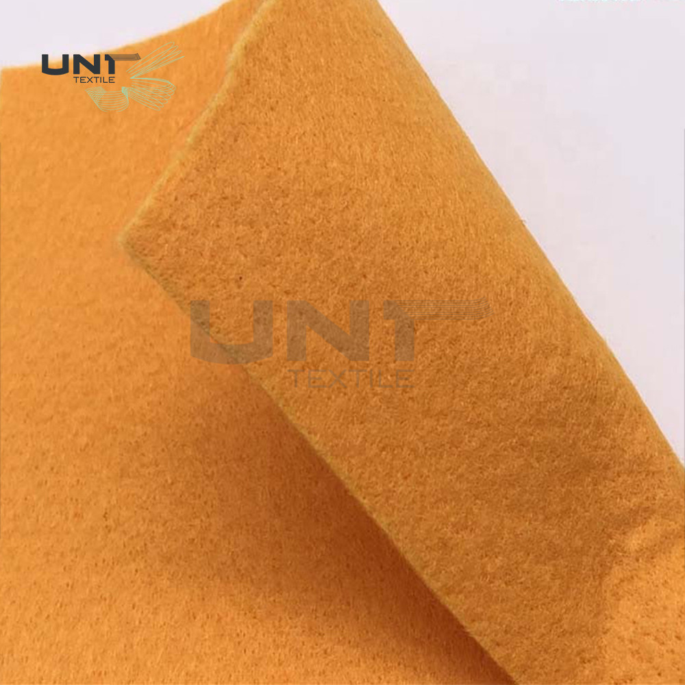 3mm Thick Yellow Color Polyester Needle Punch Nonwoven Sound Insulation