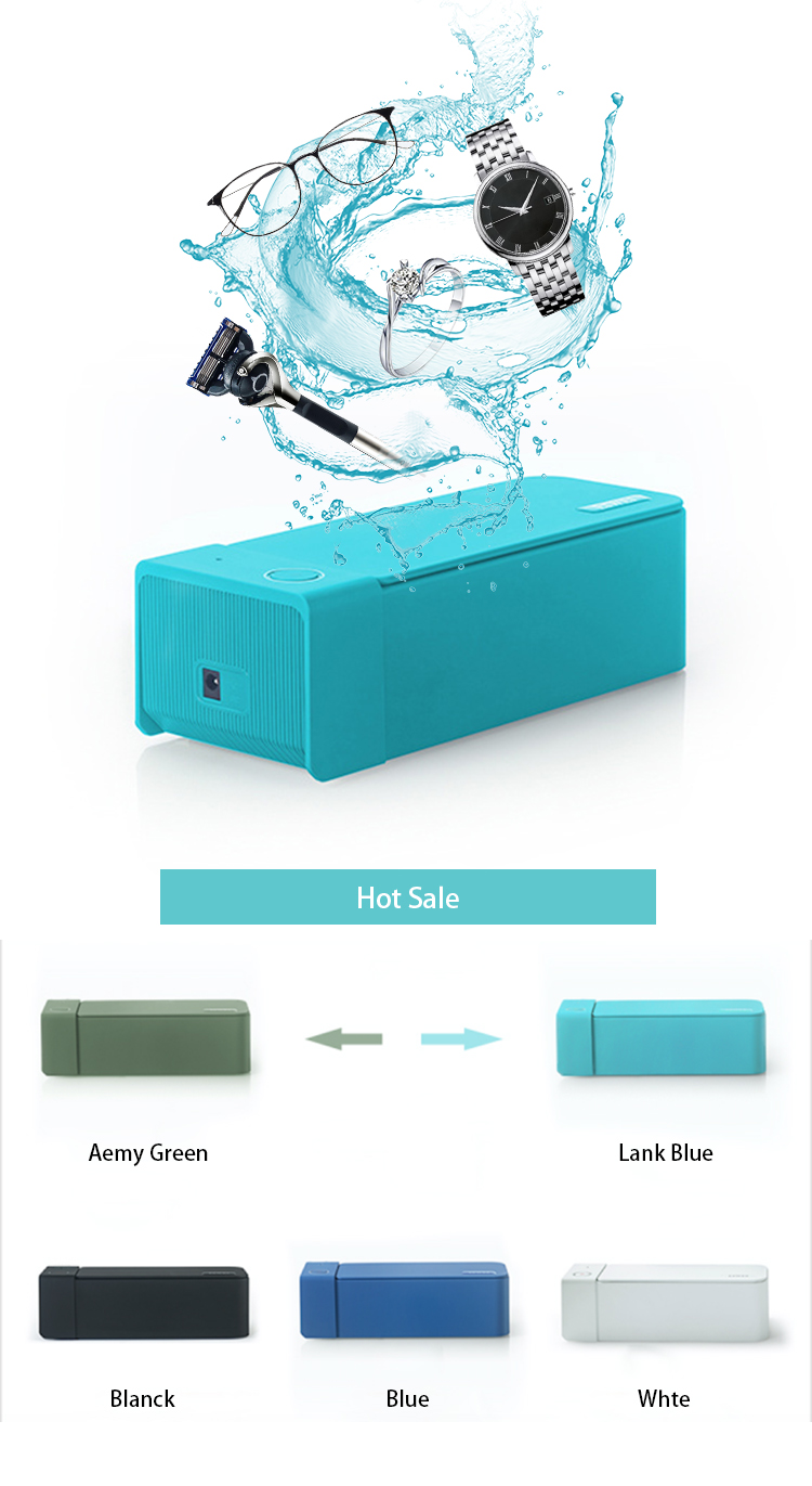 OEM Jewelry Ultrasonic Cleaner Household With 12V Voltage For Girl Use