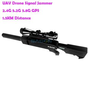 Buy cheap DJI Phantom 65w GPS 5.2G 5.8G Gun Drone Signal Jammer product