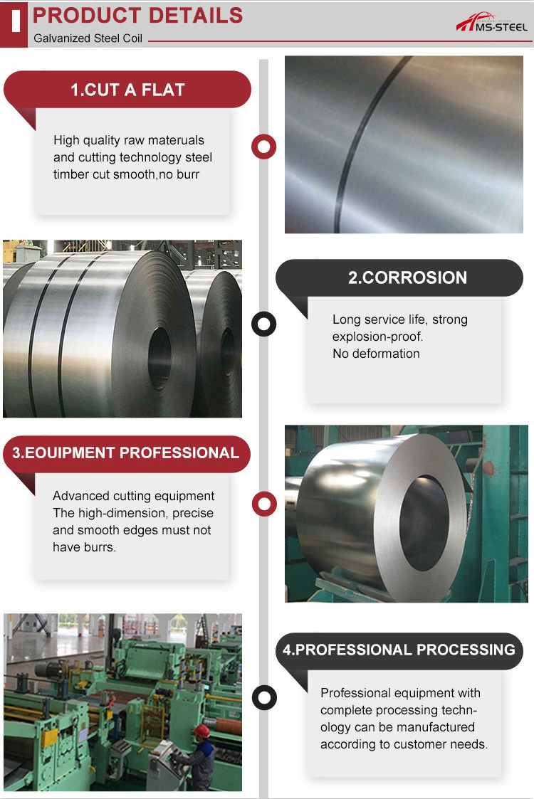 Metal Galvanized Iron Sheet Coil Building Roofing Material Hot Rolled