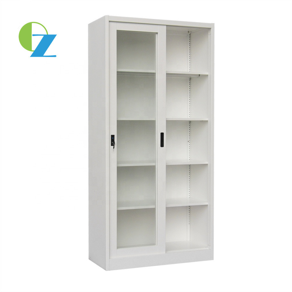 900MM Width Metal Office Cupboard With KD Structure Office Furniture