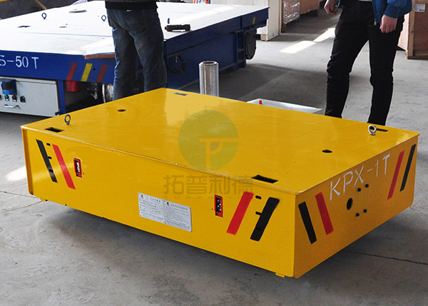 30t Trackless Battery Platform Transfer Cart For Foundry Plant Shaft Handling