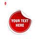 Hologram Round Paper Stickers FSC UV Printing Custom Sticker Labels