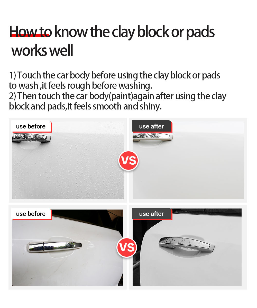 Synthetic Yellow Effective Cleaning Clay Bar Block For Car Washing And Paints