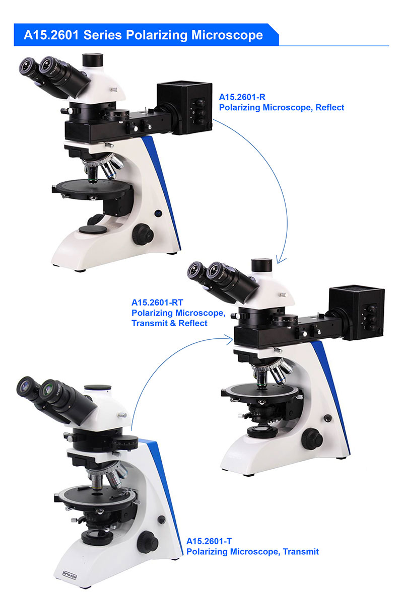 Polarizing Microscope Transmitting Light