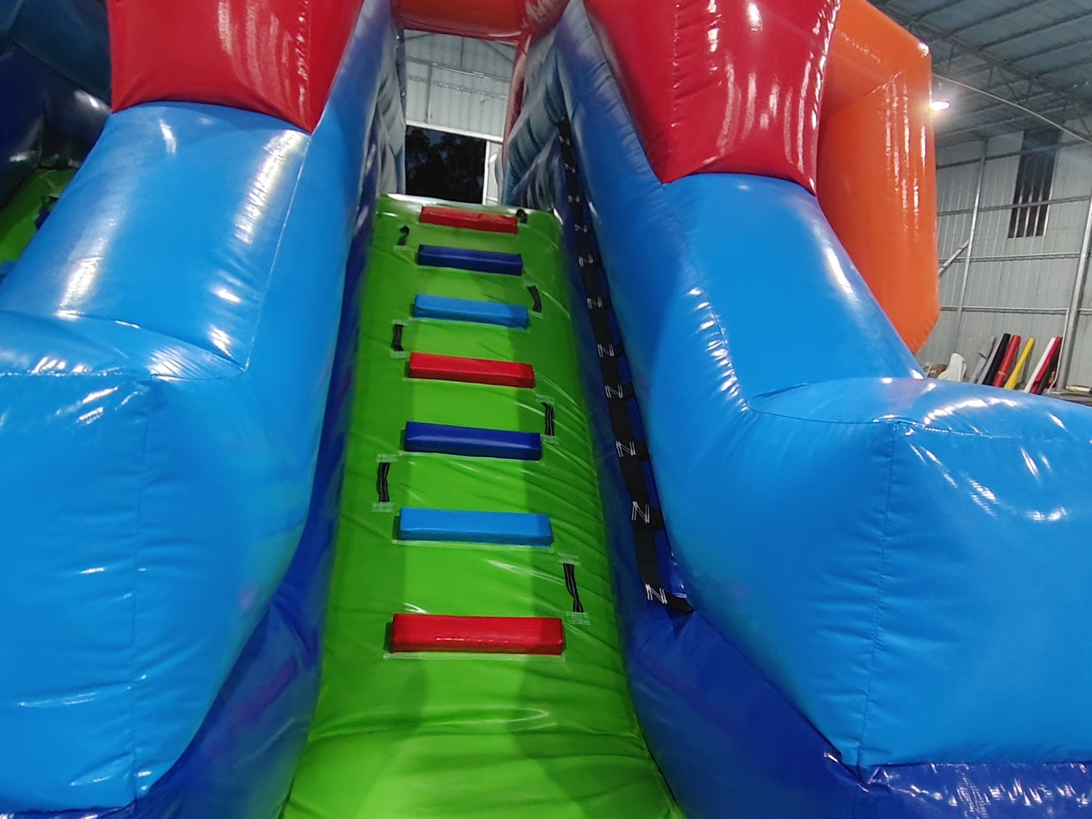 Commercial Grade Inflatable Dry Slide Crab Cartoon Inflatable High Double Slides For Kids And Adults