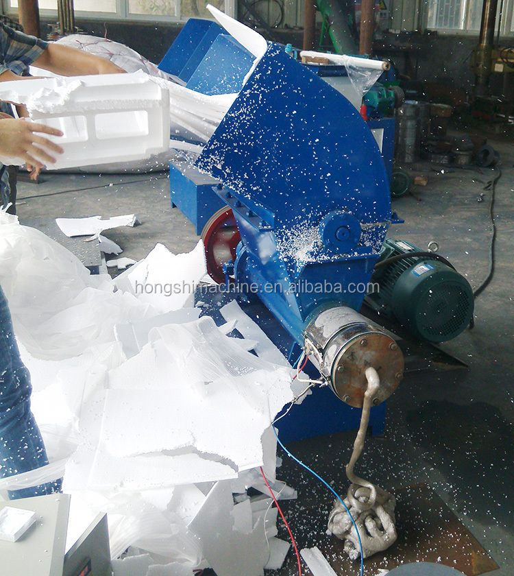 EPS styrofoam hot melting recycle machine / Fast food box EPS polystyrene foam melting machine