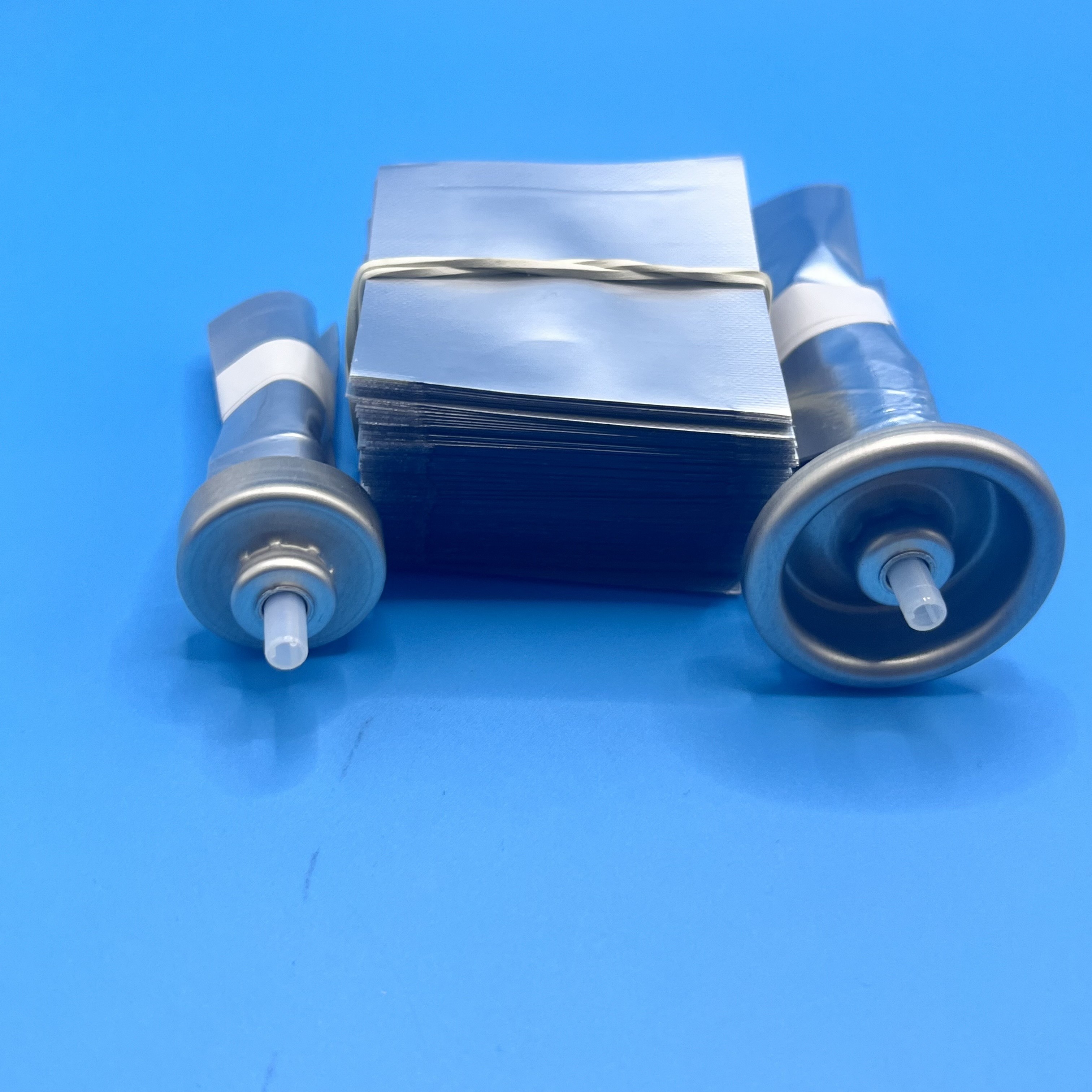 Pressure Resistant Aerosol Silver Plastic Bag on Valve for Customized Capacity