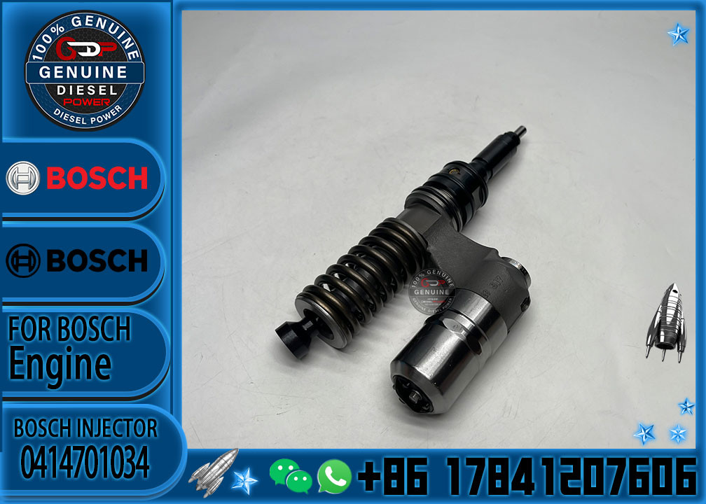 Diesel Engine Fuel Injector 0414701033 Common Rail Injector 0414701034 Auto Parts Injector 16650-00Z11