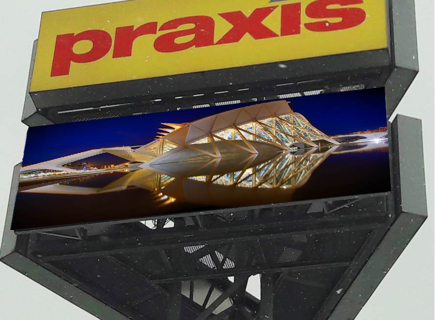 front service outdoor led p4