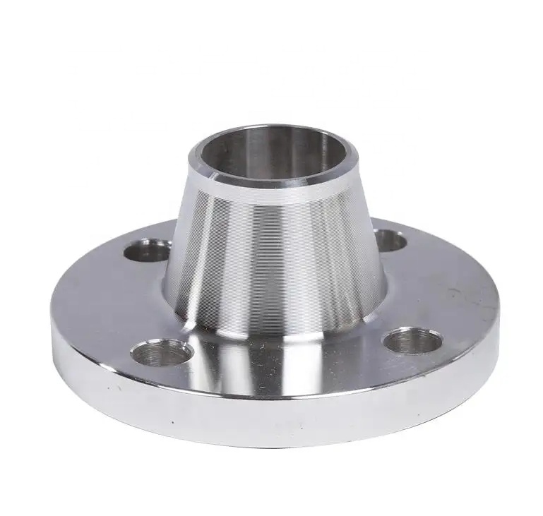 ANSI DIN A105 Carbon Steel Plate Flat Face Pipe Slip On Flange WN Flange Forged Silver