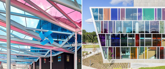 Application of Decorative Laminated Glass