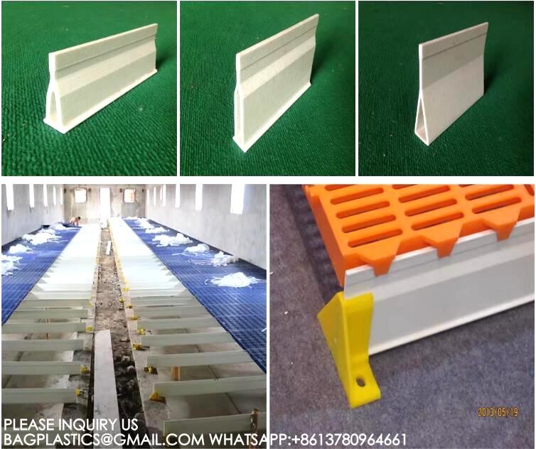 Fiberglass Support FRP Beam Plastic Cast Iron Slat Floor Beam Support Farrowing Crate