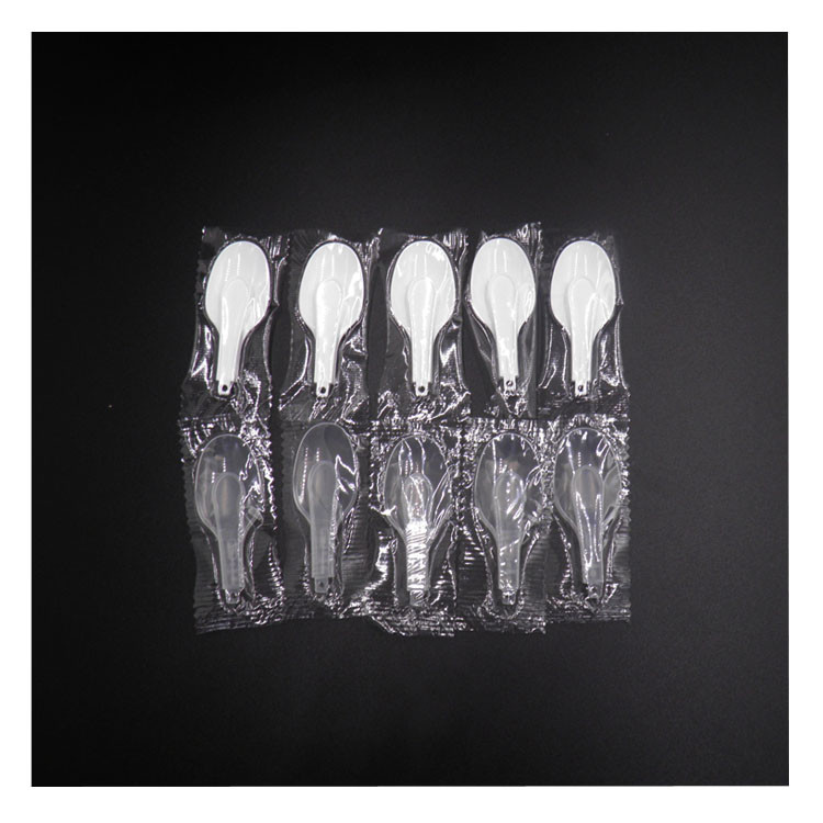 13cm 9.5cm Plastic Yogurt Spoon Folding Ice Cream Spoons Disposable Non Odor