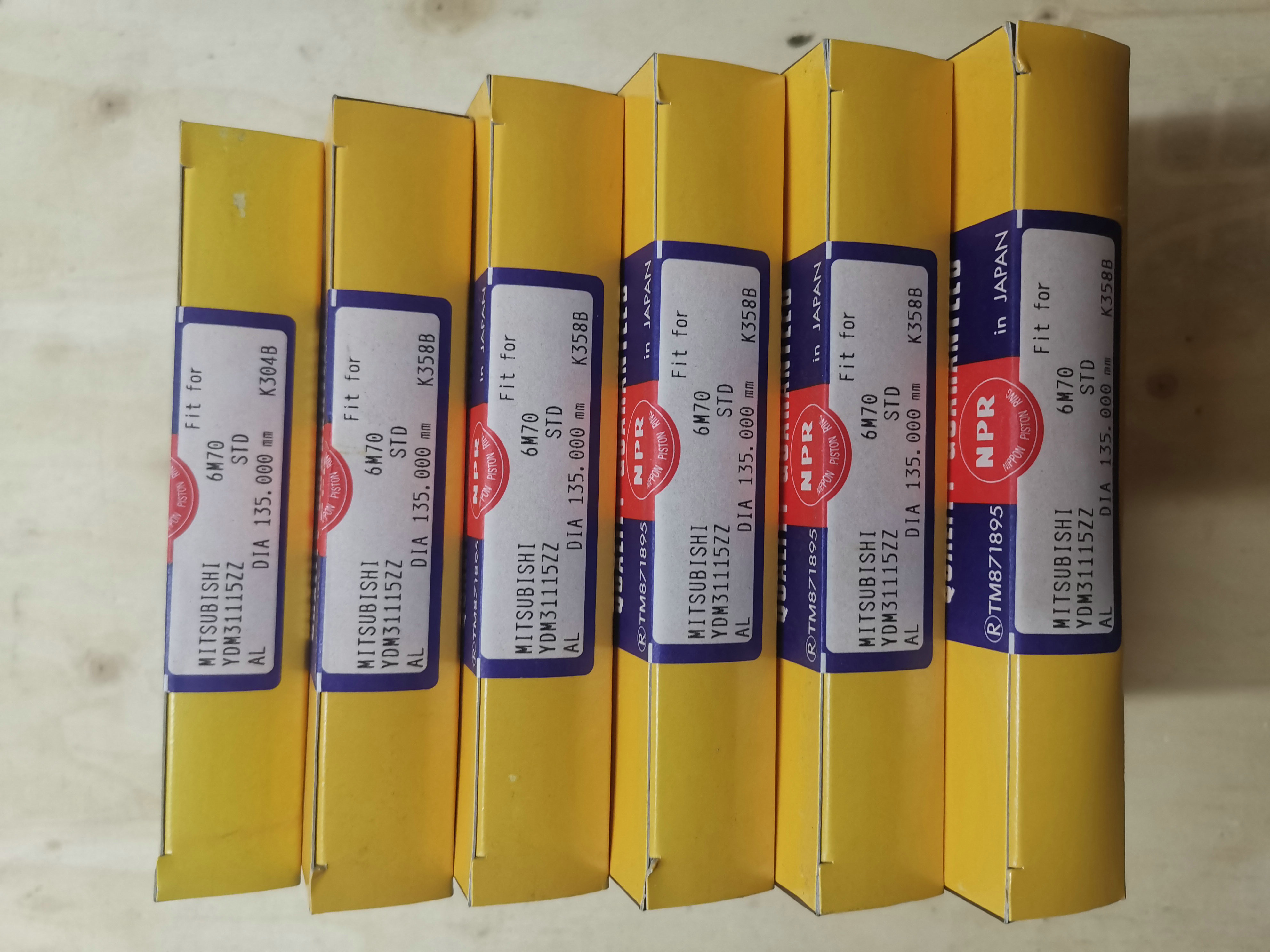 6m70 Piston Ring For Mitsubishi Engine Me995857 ME995855