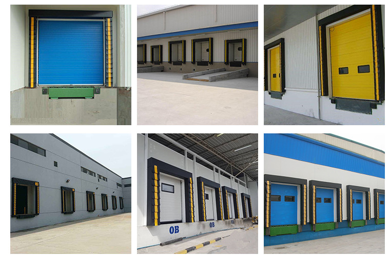 Industrial IP54 Loading Dock Door Seals Airlock Foam Inflatable 3m Width Airproof