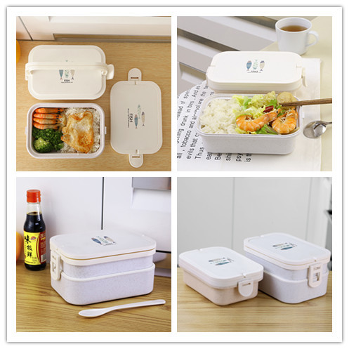Plastic Lunch Containers With 3 Compartments Dividers Lids