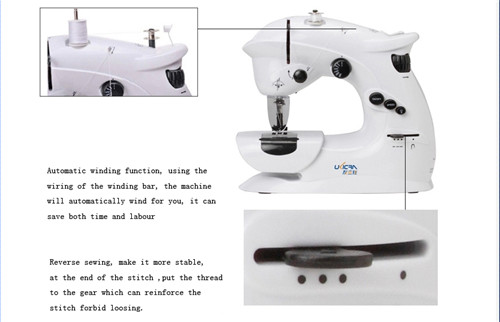 Compact and Lightweight Handheld Electric Jack Sewing Machine UFR-403 Needle 11 -14 1.7kg