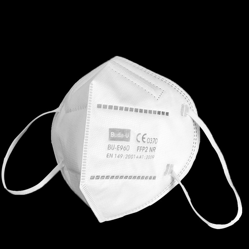 BU-E960 Disposable FFP2 Face Mask Respirator -Filtering Half Mask EU Standard , PPE-Regulation 2016/425