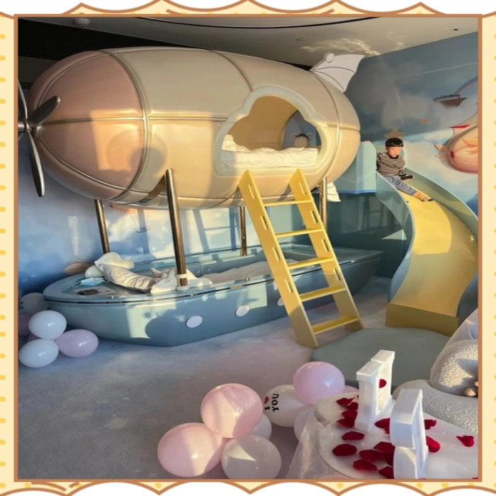 Instructions Included Kid-Friendly Hotel Slide for Kids Club Fun and Entertainment