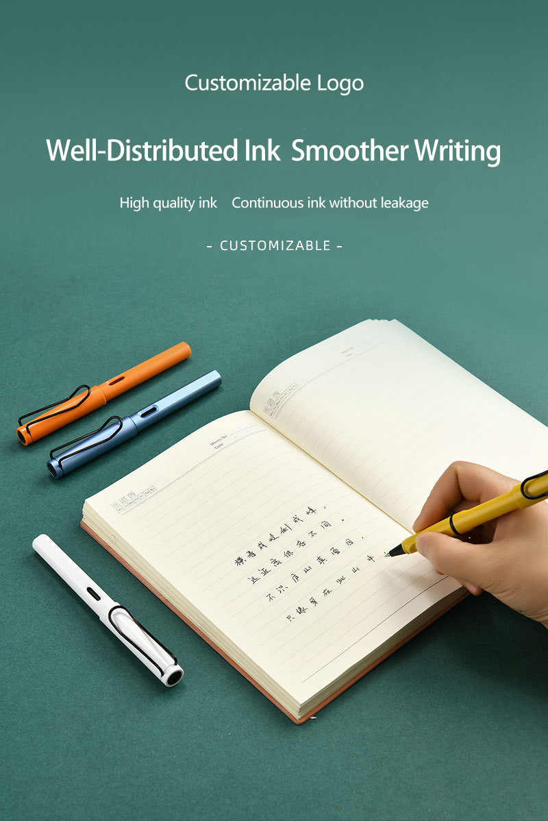 Colorful Plastic Signature Pen Matte School Gel Pens Promotion Gifts Custom Logo