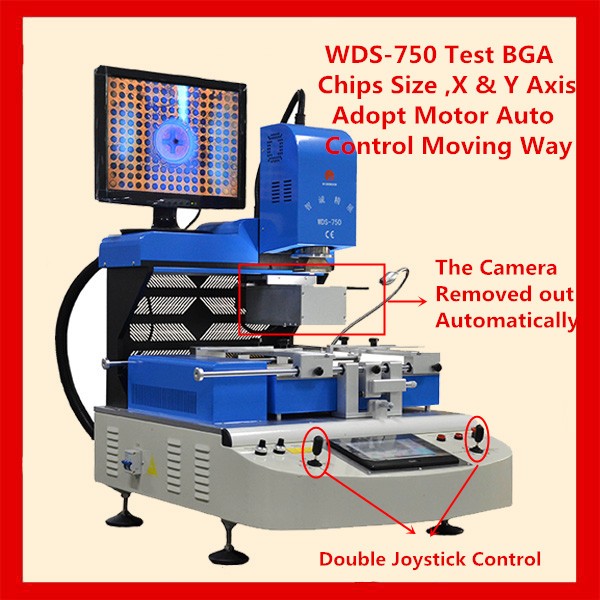 Digital Automatic BGA Rework Station 50hz 60hz 2 In 1 Hot Air Soldering For Chip Repairing