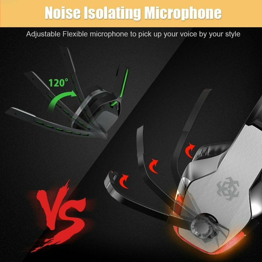 3.5MM PS4 2.2kohm HUNTERSPIDER V4 Headset Gaming
