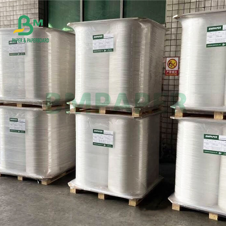 28gsm Food Grade White Paper For Packaging Straws 30mm 35mm Eco Friendly 