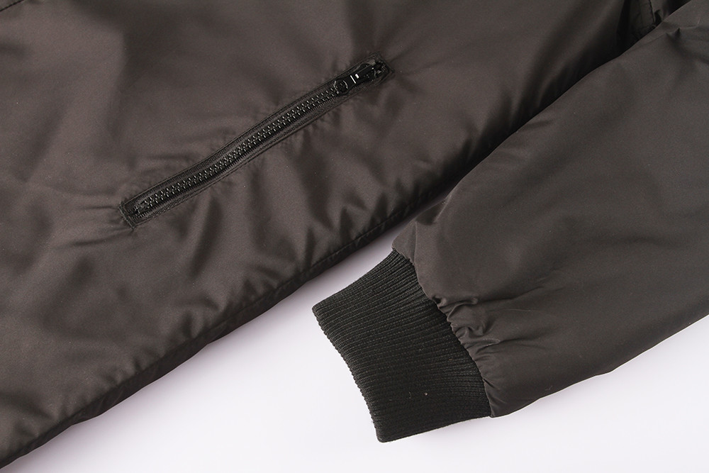 Custom Men'S Longline Jacket Polyester Material Olive Color