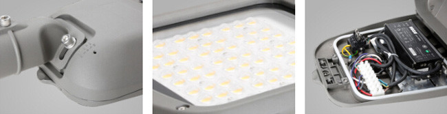 Medium Power Led Light Street Lamp , Outdoor Roadway Light IP66 80W 100W 50-60Hz