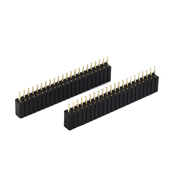PCB 1.27 Mm Female Header Single Row Straight DIP Type