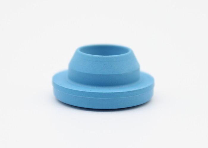 Ethylene Oxide Sterilized Blue Pharmaceutical Rubber Stoppers For Injection Vial