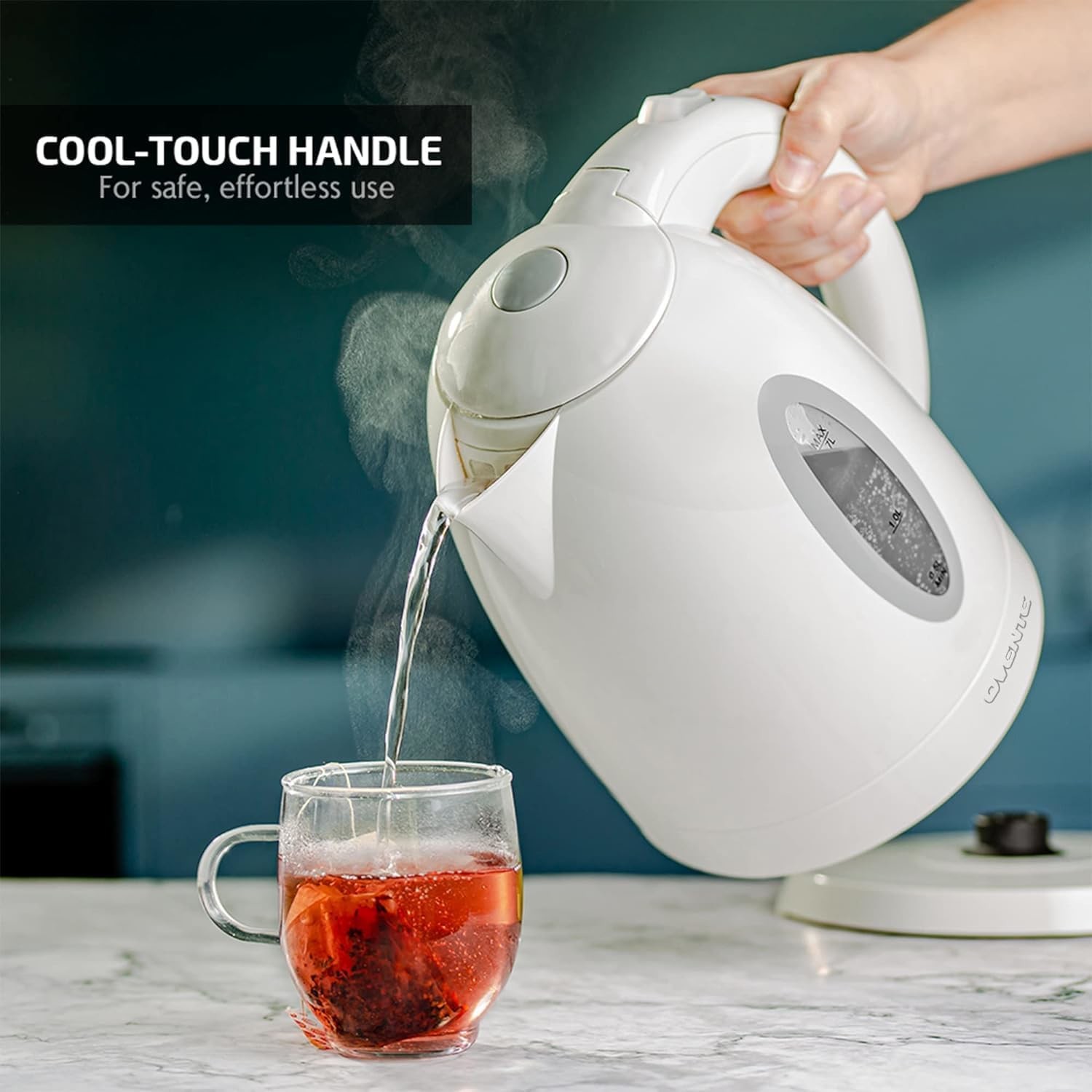 Braising Cups Electric Kettle Hot Water Heater BPA Free Fast Boiling Cordless Water Warmer