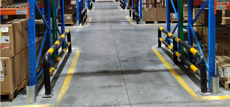 Racking Upright Protectors  Rack End  Protector Guard  Warehouse Safety Bollard